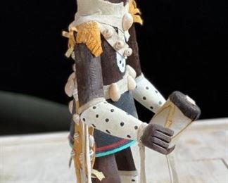 Mudhead Kachina Doll Navajo Native American	16x7x6in	HxWxD
