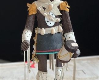 Mudhead Kachina Doll Navajo Native American	16x7x6in	HxWxD
