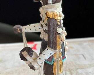 Mudhead Kachina Doll Navajo Native American	16x7x6in	HxWxD

