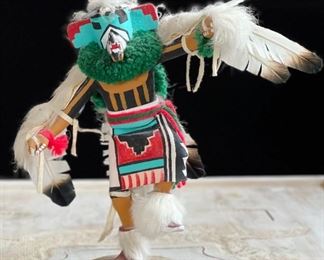 Eagle Kachina Doll Doll Navajo Native American	12x11x6in	HxWxD

