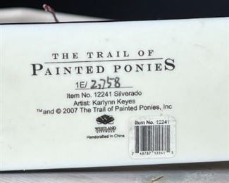 Painted Ponies 2007  Silverado  Horse Figure #12241 Westland The Trail Of	7x7.5x2.5in	HxWxD
