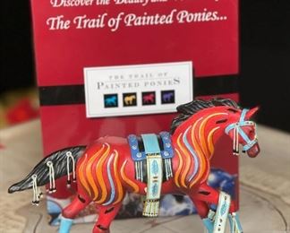 Painted Ponies - Keeper Of The Sacred Fire - #12301 Westland Trail  Horse Figurine	7x7.5x2.5in	HxWxD
