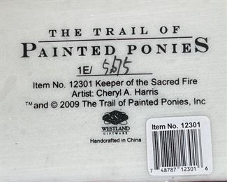 Painted Ponies - Keeper Of The Sacred Fire - #12301 Westland Trail  Horse Figurine	7x7.5x2.5in	HxWxD
