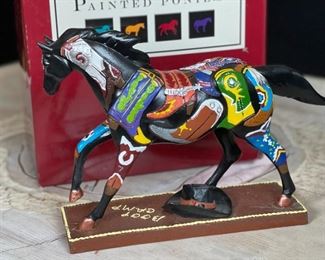 Painted Ponies Boot Camp Pony Rodeo Horse Item No. 12250 Maria Ryan  Horse Figurine	7x7.5x2.5in	HxWxD
