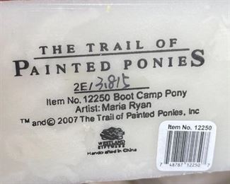 Painted Ponies Boot Camp Pony Rodeo Horse Item No. 12250 Maria Ryan  Horse Figurine	7x7.5x2.5in	HxWxD
