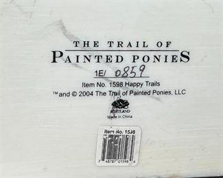 Large Version Trail of Painted Ponies HAPPY TRAILS  #1598  Horse Figurine	8x10x3.75in	HxWxD
