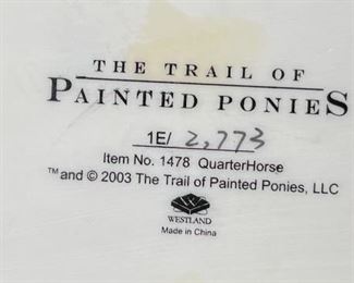 Large version 2003 The Trail Of Painted Ponies #1478 Quarter Horse  Horse Figurine	8.5x11.5x3.5in	HxWxD

