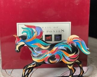 #2 Painted Ponies 2005 The Phoenix  11568  Horse Figurine	7x7.5x2.5in	HxWxD
