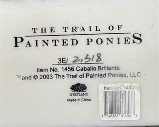 Painted Ponies 1456 Caballo Brillante Mosaic 2003 Horse Figurine	7x7.5x2.5in	HxWxD
