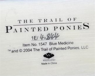 Trail Of Painted Ponies #1547 BLUE MEDICINE Horse Figurine	7x7.5x2.5in	HxWxD
