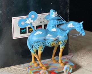 Painted Ponies  WOUND UP TIME ON THE RANGE 1541 Horse Figurine	7x7.5x2.5in	HxWxD
