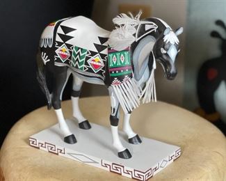 Painted Ponies Tewa Horse  1546  Horse Figurine	7x7.5x2.5in	HxWxD
