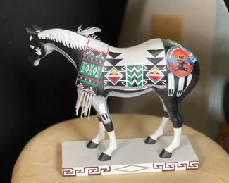 Painted Ponies Tewa Horse  1546  Horse Figurine	7x7.5x2.5in	HxWxD
