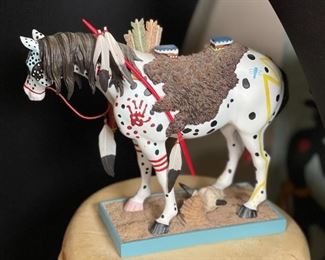 Painted Ponies 1477 War Pony LARGE Horse Figurine	8x3.5x8.5in	HxWxD
