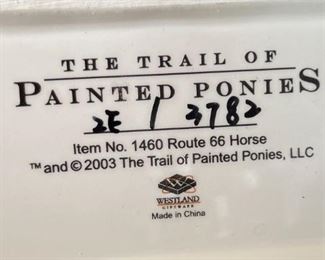 Painted Ponies Route 66 1460 Horse Figurine	7x7.5x2.5in	HxWxD
