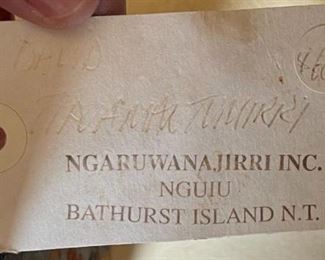 Ngaruwanajirri Hand Carved Wood Sculpture	9.5x5.5x5in	HxWxD
