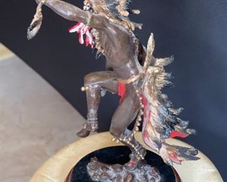 Spirit of the Thunderbird RF Murphy Bronze Bronze Statue Sculpture FM Franklin Mint Sculpture	11x5.5x5.5in	HxWxD
