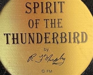 Spirit of the Thunderbird RF Murphy Bronze Bronze Statue Sculpture FM Franklin Mint Sculpture	11x5.5x5.5in	HxWxD
