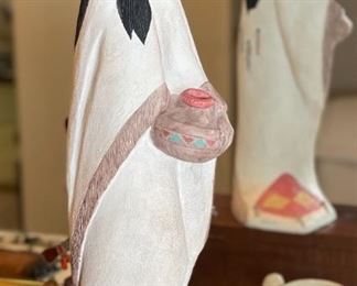 Acoma The Gatherer Ceramic Sculpture Austin Productions Southwest statue	21.5 x 7.5 x 7	HxWxD
