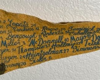 1940s Philadelphia Phillies Full Size Pennant Blue Jays Logo Team	10x26.5in	
