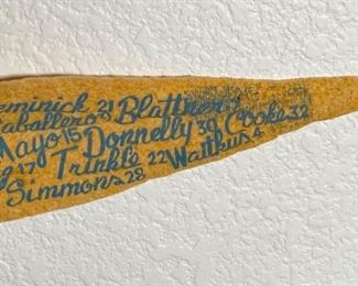 1940s Philadelphia Phillies Full Size Pennant Blue Jays Logo Team	10x26.5in	
