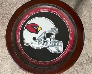 Arizona Cardinals Round End Table	21in H x 22in Diameter	
