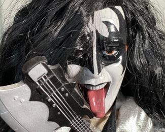 2004 Kiss Gene Simmons Animated Doll Figures	14x6x5in	HxWxD
