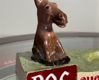 1950s POC Beer Choice of Every Party Bottle Display Political Chalkware P.O.C.	5x9.5x4in	HxWxD
