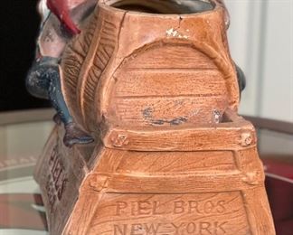 Piel’s Beer Gnome Composite Bar Caddy 50’s  Advertising Peil Brothers New York Piels	6x5.5x7in	HxWxD
