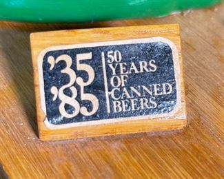 BCAA 50 Years of Canned Beers Alligator Advertising Display	8x5x8in	HxWxD
