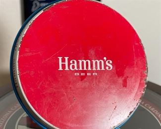 1960’s Hamm’s Beer Dancing Bear Metal Serving Tray 12” Tavern Bar Pub Tray	12in Diameter	
