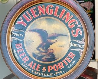 Yuenglings Beer Tray 1989	16.75in Diameter	
