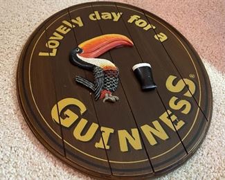 Guinness Beer Lovely for a day Toucan Sign	18x14.25in	
