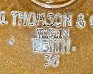 JG Thomson AW Buchan Stoneware Jug Portobello Scotland	19in H	
