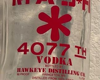 MASH 4077th Vodka Bottle IV Drip	18 inches tall	
