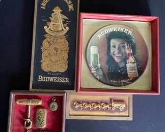 1970s Budweiser King of Beers Collage Sign	25x22x2in	HxWxD
