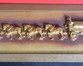 1970s Budweiser King of Beers Collage Sign	25x22x2in	HxWxD
