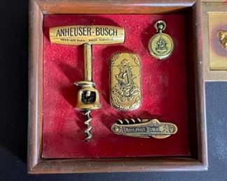 1970s Budweiser King of Beers Collage Sign	25x22x2in	HxWxD
