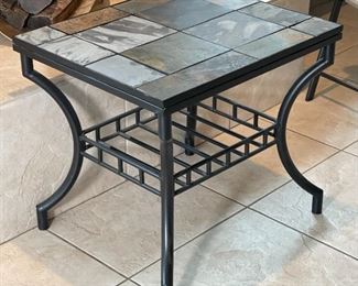 Slate End Table Single	24x23x27in	HxWxD
