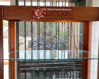 Anheuser Busch Collection Oak Shelf	75 x 40 x 18in	HxWxD
