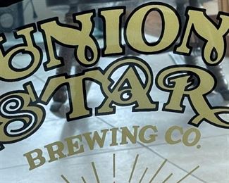 Union Star Brewing Bar Mirror Light Beer	28x20x2in	HxWxD

