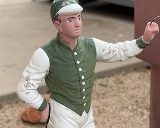 Concrete Lawn Jockey AL'S Garden Art Statue	43 x 23 x 13in	HxWxD
