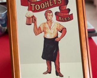 Tooheys Ales Beer Bar mirror	20.5 x 14.75in	HxWxD
