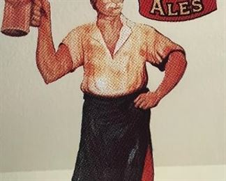 Tooheys Ales Beer Bar mirror	20.5 x 14.75in	HxWxD
