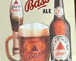 Bass Pale Ale Beer Bar Mirror Sign	18.5x14.5in	HxWxD
