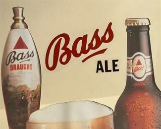 Bass Pale Ale Beer Bar Mirror Sign	18.5x14.5in	HxWxD
