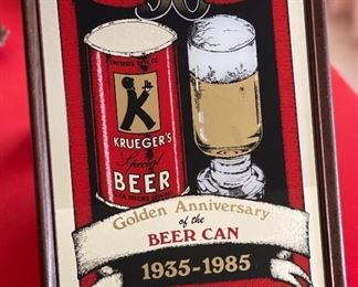 Kruegers Special Beer Golden Anniversary Mirror sign	17x13in	HxWxD
