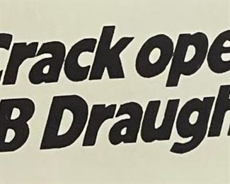 DB Draught Bitter Beer Mirror Sign	17.5x13.5in	HxWxD
