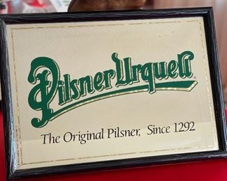 Guinness Pilsner Urquell Mirror Sign	5.5x21.5in	HxWxD
