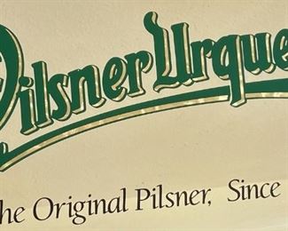 Guinness Pilsner Urquell Mirror Sign	5.5x21.5in	HxWxD
